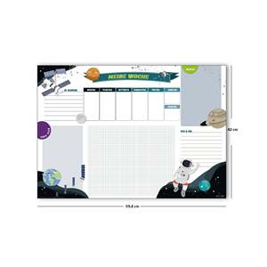 Modern Design Universe Tear-Off <b>Plastic</b> Desk Pad - Product Image 5