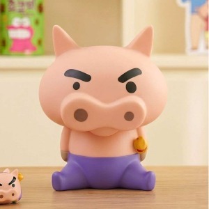 Hucha de Crayon Shin-chan, Figura de Dibujos Animados, Estatua de Plástico, Hucha para Monedas, Adorno de Escritorio - Product Image 1