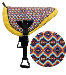 OEM Tapis de selle d'équitation sans arceau, en polycoton antidérapant avec mousse à mémoire de forme, pour étrier et sangle, taille personnalisée, plusieurs designs - Product Image 5