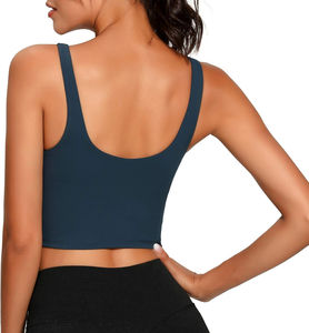 2025 ropa activa personalizada, traje de Yoga para mujer, Sujetador deportivo suave de talla grande, pantalones cortos de entrenamiento con Top corto, Fitness a prueba de viento para otoño - Product Image 3