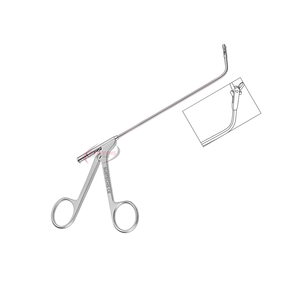 Pince à biopsie manuelle GIRAFFE, 70° angulaire, coupe de 3 mm, action verticale, 5 pinces de précision en acier inoxydable, certifiées CE - Product Image 2