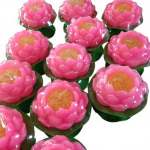 Vela Aromática de Parafina con Forma de Flor, Moderna y Creativa, Hecha a Mano, Ecológica, para Aromaterapia, Recuerdo de Boda - Product Image 3