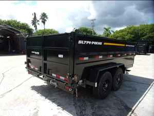 Venta al por mayor Nuevo 7x14 High Dump Agricultura Granja Tractor con motor disponible para la venta - Product Image 4