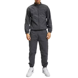 OEM <b>Waterproof</b> Lightweight Polyester Nylon <b>Men</b> Track <b>Suit</b> Set Outdoor Windbreaker Unique Design Tracksuits - Product Image 6