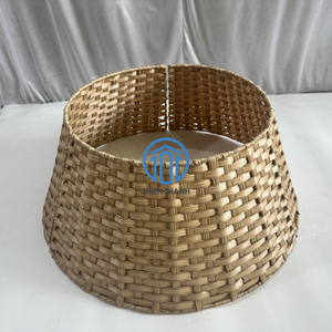 Venta al por mayor hecho a mano tejido natural árbol de Navidad Collar agua Jacinto árbol falda decoración de vacaciones - Product Image 6