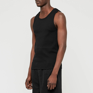 Camiseta sin Mangas Personalizada al por Mayor para Hombre, Diseño Personalizado con Logotipo, Compresión Transpirable, Poliéster/Algodón, Talla Grande - Product Image 5