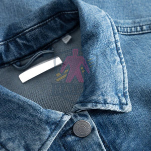 Chaqueta de Mezclilla Ligera para Hombre, Invierno, Cómoda, Fácil de Usar, 100% Algodón, Secado Rápido y Transpirable, Logotipo Frontal - Product Image 3