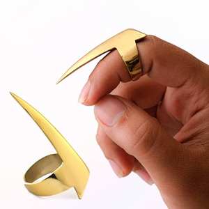 Outil d'anneau de séparation pour coiffeurs en métal de meilleure qualité Anneaux de sectionnement en métal pour extension de cheveux Anneau de doigt pour salon de coiffure Soins de beauté - Product Image 5