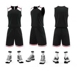 Uniformes de basket-ball personnalisés à séchage rapide, vente en gros en stock, maillots de basket-ball pour hommes - Product Image 2
