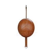 Sac d'entraînement de vitesse à double extrémité de balle de frappe de marque privée personnalisée de haute qualité en cuir véritable fini boxe INDUSTRIES ROBUSTES