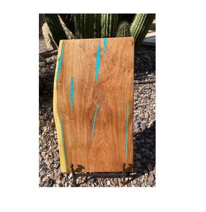 Planche à découper en bois de manguier et résine Planche à fromage Meilleure couleur de conception et utilisation dans la cuisine par India Handicraft - Product Image 4