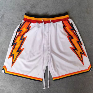 Short de basketball réversible grande taille respirant et cousu, avec poches, tendance saisonnière, haute qualité, vente en gros usine - Product Image 4