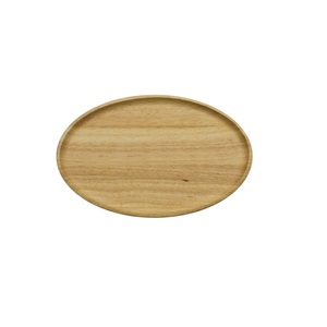 La bandeja de madera presenta un hermoso acabado pintado. Perfecto para servir aperitivos o exhibir joyas. Único y encantador. - Product Image 2