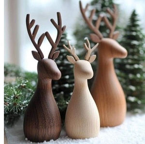 Centre de table de Noël fabriqué à la main base en bois avec arbre en aluminium mieux pour la décoration de Noël et autres - Product Image 3