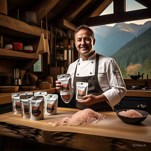 Sal del Himalaya Rosa orgánica acreditada por HACCPA, granos finos y gruesos, embalaje personalizado, fuente rica de minerales y vitaminas complejas - Product Image 2