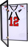 Vitrine en bois massif écologique pour maillots de sport (football, basketball) et collection d'autographes, anti-UV, verre trempé