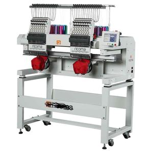 Machine à broder à double tête typique pour les vêtements, vente à prix réduit, avec le nouveau modèle tendance MT-8S doté d'un écran tactile LCD. - Product Image 2