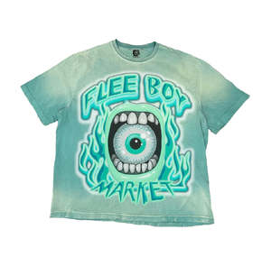 Diseño totalmente personalizado y logotipo gráfico OEM servicio unisex 100% algodón 320gsm ligero camiseta de gran tamaño a precio al por mayor - Product Image 2