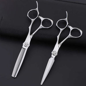 Ciseaux de coiffeur en acier inoxydable ensemble d'outils de salon de ciseaux de coupe de cheveux - Product Image 1