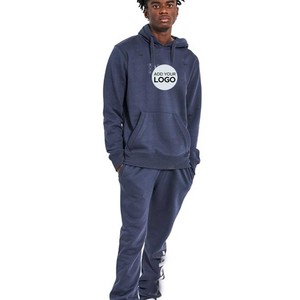 Conjunto de chándal para hombre, conjunto de 2 piezas, sudaderas con capucha de lana y pantalones de chándal Cargo, chándales atléticos informales, traje de jogging de invierno - Product Image 5
