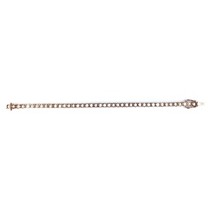 Bracelet tennis classique pour femme en or rose 18 carats, semi-monture pour sertir diamants ou pierres précieuses - Cadeau de mariage ou de fête - Fabricant chinois - Product Image 3