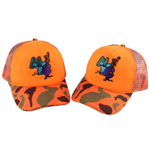 Casquette de sport personnalisée OEM à 5 panneaux Casquette de baseball en maille pour camionneur à la mode avec logo sérigraphié - Product Image 2