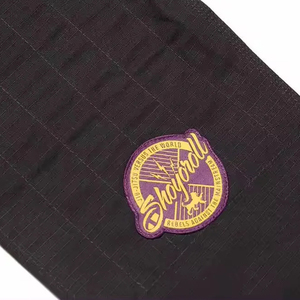 Conjunto de Kimono de BJJ Shogoroll, Negro, de Algodón, para Hombre Adulto, Ropa de Artes Marciales con Logotipo Bordado y Bolsa con Cordón - Product Image 5