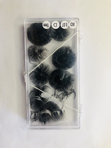 Ventilateurs de volume préfabriqués 8D 9D 10D de haute qualité Extensions de cils en soie coréenne avec base pointue et boîte coréenne personnalisable - Product Image 6