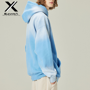 100% Cotton <b>Thermal</b> Fleece Oversized Pullover Hoodie Winter Men <b>Women</b> Multicolor for Logo Custom Embroidered Eco-Friendly - Product Image 3