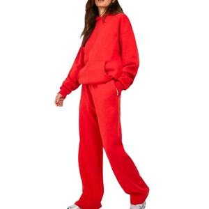 Ensemble de survêtement décontracté pour femmes, OEM, séchage rapide, respirant, confortable, coupe ajustée personnalisée, survêtements et ensembles de jogging pour femmes - Product Image 1