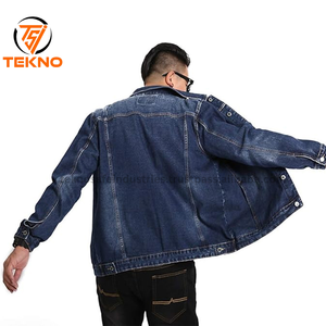 2025 chaqueta de mezclilla más vendida para hombres, clásica, duradera, cómoda, Ideal para uso diario, aventuras al aire libre, chaquetas de mezclilla para hombres - Product Image 3