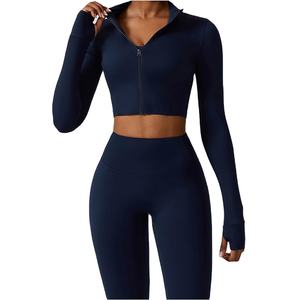 Conjuntos Deportivos para Mujer de Secado Rápido: Top de Yoga y Leggings con Espalda Cruzada, Ajuste Ceñido para Correr y Gimnasio - Product Image 1
