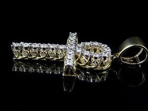 Haute qualité luxe hommes bijoux jésus chrétien pendentif 925 argent Sterling Moissanite diamant croix pendentif - Product Image 2