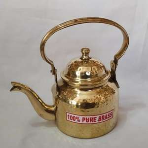 Elegant Indian Brass <b>Tea</b> Pot for Home Decor and Traditional <b>Tea</b> <b>Service</b> to Get at From Designer Collection - Product Image 2