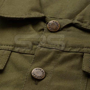 Services OEM Conception personnalisée de haute qualité Veste d'hiver en jean pour hommes Nouveau design Veste en jean pour hommes - Product Image 6