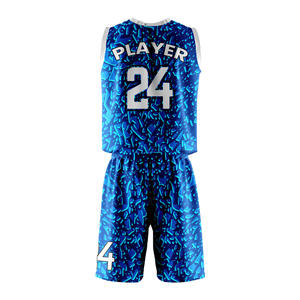 Ensemble de shorts de basket-ball pour hommes adultes conçus sur mesure Respirant Imprimé par transfert thermique Uniformes de haute qualité 100% polyester - Product Image 3