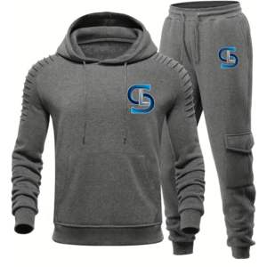 Trajes de chándal de hombre con logotipo personalizado de fábrica de Pakistán, conjuntos de Jogger de etiqueta privada, chándales de lana de tecnología Premium de algodón - Product Image 2