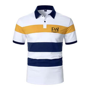 Polo de golf à manches courtes pour hommes vêtements classiques à vendre avec motif solide de taille personnalisée taille personnalisable - Product Image 1