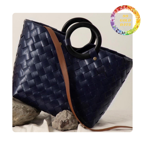 Bolsa de plástico grande con asa | Hecho en Vietnam para comestibles de ropa o uso diario | Listo para enviar - Product Image 3