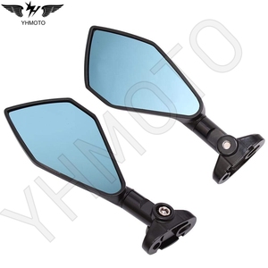 Accessori Moto Specchietti Laterali Retrovisori Universali per YAMAHA R15 Tmax 500 <span class=keywords><strong>Kawasaki</strong></span> <span class=keywords><strong>Z</strong></span> <span class=keywords><strong>800</strong></span> 900 - Product Image 6