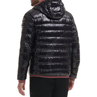 Veste d'hiver matelassée élégante pour homme, de haute qualité, rembourrée de coton, légère, en toile, col montant, à capuche, imperméable