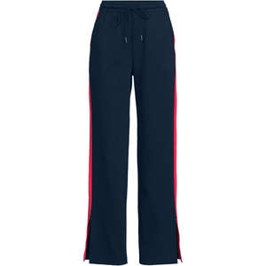 Pantalones de rayas laterales de pierna recta para mujer de calidad exportada hechos con algodón, ropa de moda elegante de Bangladesh al por mayor - Product Image 1