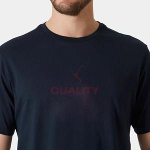 Camiseta de algodón grueso, diseño de logotipo personalizado, ropa urbana premium en blanco, servicio de fabricación OEM, resistente y duradera - Product Image 3
