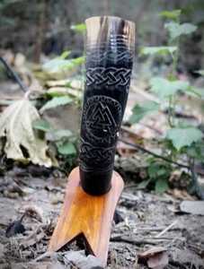 Corne à boire | 100% Corne à boire médiévale Viking naturelle Corne à boire de bière par faizacraft - Product Image 3