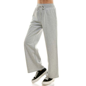 Pantalones de chándal acampanados OEM de alta demanda, pantalones de chándal rectos, ropa de mujer, pantalones de invierno para mujer, pantalones holgados con bolsillos - Product Image 1