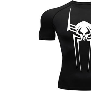 Elegantes camisas de compresión de alta calidad Unisex Spandex/poliéster de secado rápido antibacteriano cómodo gimnasio deportes Regular Fit - Product Image 3