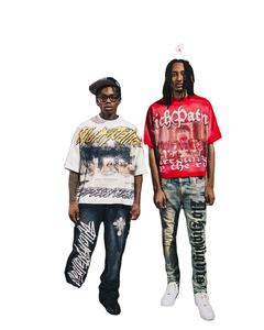 T-shirt vintage hip-hop Anax Sports en gros, 250 g/m², unisexe, 100 % coton, impression DTG, streetwear, entièrement personnalisable, OEM - Product Image 5