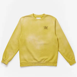 Vêtements sur mesure pour hommes sweat-shirt délavé et délavé au soleil pullover basics sweat-shirt délavé et délavé pour hommes - Product Image 4