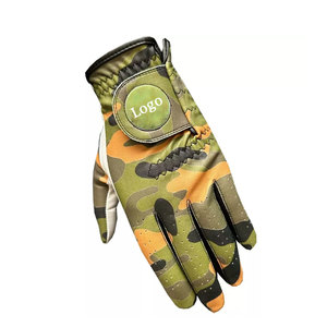 % Premium High Quality Anti Slip Soft Cabretta Leather <b>Men's</b> Golf Gloves Custom Logo Professional Breathable UV Protection - Product Image 3