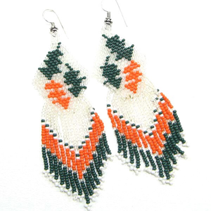 Pendientes de gota de flecos largos con cuentas de semillas coloridas para mujer, accesorios de moda personalizables - Product Image 2